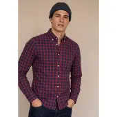 Fynch&Hatton Karohemd mit Button-Down-Kragen