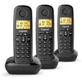 Gigaset Schwarzes schnurloses telefon BASIC100TRIONOIR