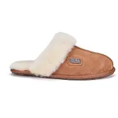 Australia Luxe Collective Damen Pantoffeln CLOSED MULE Braun Rauleder Größe: 39/40