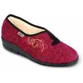 Befado Damen Senior Hausschuhe 940D355 warm Burgund