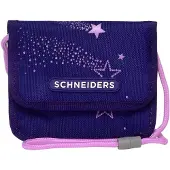 Schneiders Brustbeutel Geldbörse Neck Pouch Flashlight violett