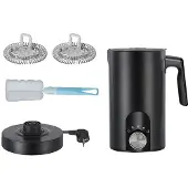 OEM Milchaufschäumer, 5-in-1 Funktionalität, Edelstahl-Design, schwarz