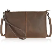 Merkloos Solidchoice – Robuste Handtasche mit Tragegriff und Schulterriemen