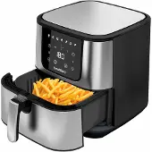 OEM Heißluftfritteuse 5,5 L 1800 W digital gebürsteter Stahl AF-1800