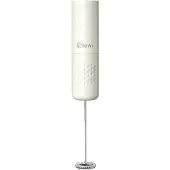 OEM Elektrischer Milchaufschäumer, USB wiederaufladbar, ergonomisches Design, Weiß