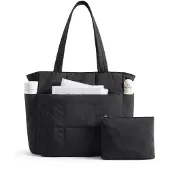Merkloos Solidchoice – Leichte Shopper-Handtasche für Damen mit Laptopfach