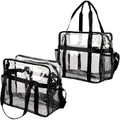 Merkloos Solidchoice – Set aus 2 transparenten Bechern mit Griffen