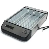 Aigostar Flachtoaster 1000 W Edelstahl Toaster mit 6 Bräunungsstufen