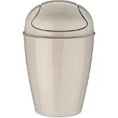 Koziol DEL S Schwingdeckeleimer 5 l – recycled desert sand