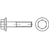 Hörger & Geßler EN 1665 - Stahl 10.9 blank - M 5x20 - Sechskantschrauben mit Flansch, schwere Reihe