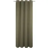 Wirth Vorhang "Trondheim B", braun, B:132cm H:185cm, Chenille, Polyacryl, Gardinen, Vorhang