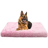 Sonstiges Flauschiges Hundebett mit Memory Foam 75x50cm Rosa