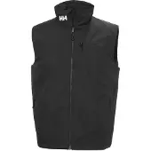 Helly Hansen für Herren. 34609 Fleece-Weste Crew schwarz (XL), Lässig, Polyester, Outdoor