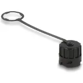 DeLOCK Schutzkappe für RJ45 Stecker 67049 IP68 staub- und wasserdicht schwarz, Sockelträger, Schwarz, Polyamid, 1 Stück(e)