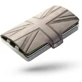Merkloos I-CLIP Geldbörse mit Union Jack Motiv