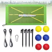 Merkloos Solidchoice – 14-teiliges Golf-Trainingsmatte-Set zur Schwunganalyse