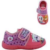 FLA Europe Leomil Paw Patrol Hausschuhe Kinder Mädchen, Warme Pantoffeln 25, Lila