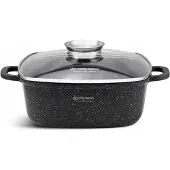 Edenberg EB-8111 Marmorierter Topf mit Deckel 2,8L