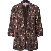Pieces Female Blazer PCBOSELLA 3/4-ARM Print – Major Brown1
