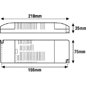 LEF Dimmbares Netzteil 75W 24V Für LED-Streifen