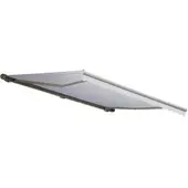 Mendler Elektrische Kassetten-Markise T123, Vollkassette Volant 4,5x3m Acryl Creme