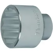 Projahn 1" Stecknuss 12kant 75 mm
