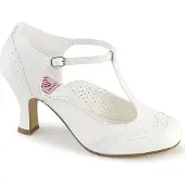 Pin Up Couture FLAPPER-26 Damen Pumps von , Weiß , EU 39, US 9