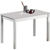 OEM Küchentisch, Metall, Grau, 110x70 cm, laminiert
