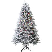 Sonstiges Künstlicher Weihnachtsbaum Schnee-Bestäubt 240 cm PE Spritzguss