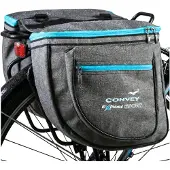 CONVEY Gepäckträgertasche Zweikammer 16L Wasserdicht