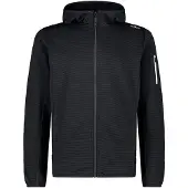 CMP - Jacket Fix Hood with Sleeve Pocket - Fleecejacke Gr 50 schwarz