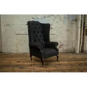 AEA Ohrensessel Chesterfield Sessel Sofa Polster Lehn Stuhl Wohnzimmer Relax Club