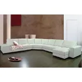AEA Wohnlandschaft Couch Polster Eck Garnitur Designer Ledersofa Big Sofa 1059