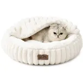 Merkloos Solidchoice – Katzenliege mit Decke und waschbarem Untergrund