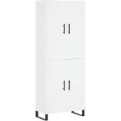 vidaXL Highboard Weiß 69,5x34x180 cm Holzwerkstoff