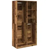 vidaXL Kleiderschrank Altholz-Optik 100x50x200 cm Holzwerkstoff