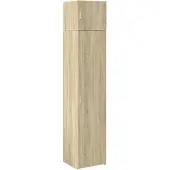 vidaXL Hochschrank Schmal Sonoma-Eiche 45x42,5x225 cm Holzwerkstoff