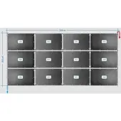 OKU Solarabsorber Pool-Solarheizung SET 24 - 12 Absorber