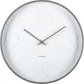Karlsson Wanduhr Ayuno Dark Grey