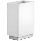 Gessi Rettangolo Accessoires Glashalter einzeln Standversion, Becher weiß, 20834099, Farbe: Schwarz XL