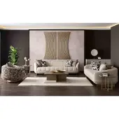AEA 3+3+1 Sitzer, Couchtisch & 2 Beistelltische – Wohnzimmer-Komplettset