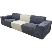AEA Zweifarbige Kompressionscouch bequeme Couch stilvolle große Sofa