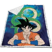 Toei Animation Dragon Ball Z Sherpa Decke 100x140 Cm Mehrfarbig Mehrfarbig One Size