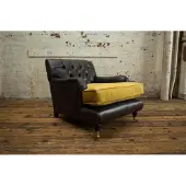 AEA Design Chesterfield Sessel 1 Sitzer Couch Polster Luxus Klassische Sofas