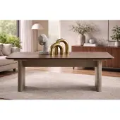AEA Exklusiver Brauner Couchtisch Robuste Tischplatte Moderne Möbel