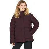 CMP Woman Jacket Fix Hood 38 rot - black berry C595