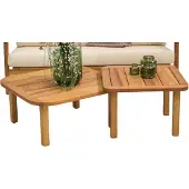 AEA Gartenmöbel Set 2x Couchtische Kaffeetische Designertische Quadratische Tische