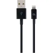 Cablexpert CC-USB2P-AMLM-2M, 2 m, Lightning, USB A, Männlich, Männlich, Schwarz