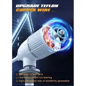 OEM Vertikale Windkraftanlage – 8000W Leistung – 24V – Miniatur Windgenerator – Met Supersteuerung