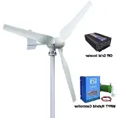 OEM Windenergie-Generator 4000W 12V Off-Grid-System Horizontale Stille Windkraftanlage